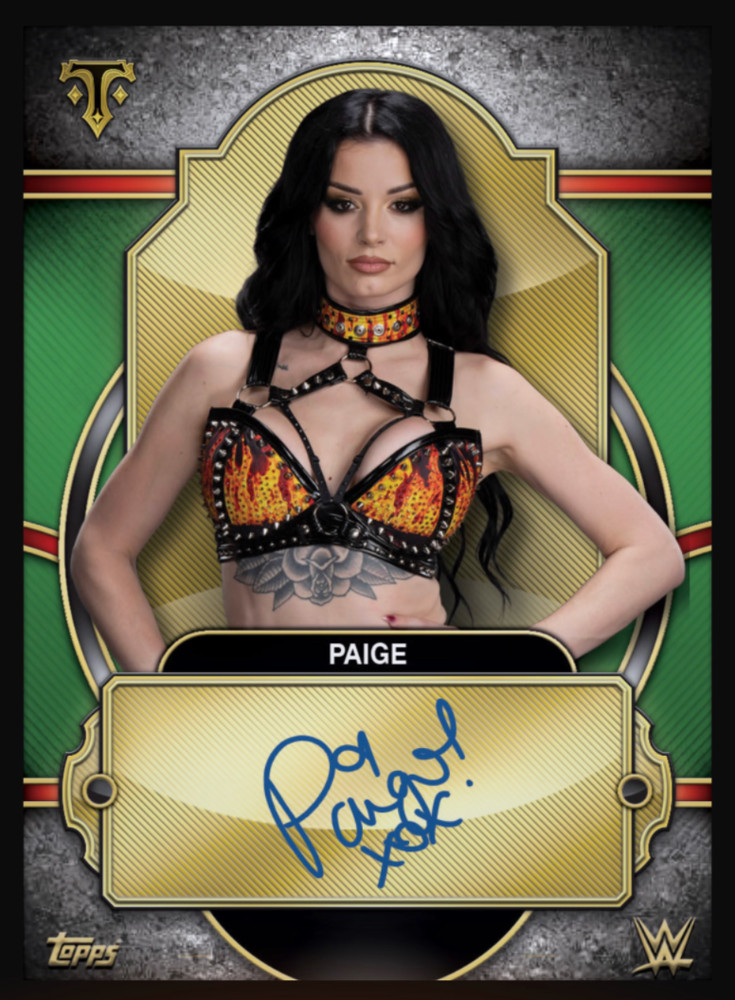 DIGITAL Topps WWE Slam Triple Threads 26 – Iconic – Paige 231+cc (ACTIVE)