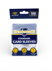 TCG Protectors Standard Card Sleeves 66x92mm – 100 Pack – Clear, Acid-Free