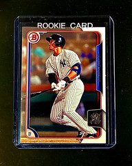 Aaron Judge Rookie 2015 Bowman #150 New York Yankees Baseball Game #1 Hitting RC