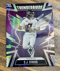 2025 Panini Phoenix C.J. Stroud Thunderbirds /299 Texans