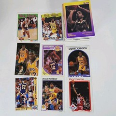 Lot Of 100 Magic Johnson Basketball NBA Cards Mixed Brands