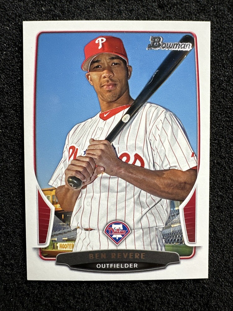 BEN REVERE #34 2013 Bowman QTY Philadelphia Phillies