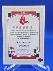 2009 SP Legendary Cuts – Future Legends Signatures Clay Buchholz #FL-BZ /125…