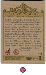 2000 Fleer Tradition #442 AL Division Series (Indians/Red Sox) ALDS