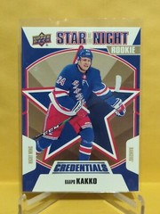 2019-20 Upper Deck Credentials 1st Star of the Night Rookie #1S09 Kaapo Kakko