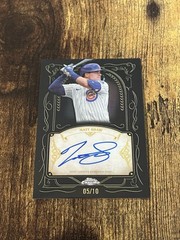 2026 Topps Chrome Matt Shaw Ink Strokes On Card Auto /10 Cubs SP