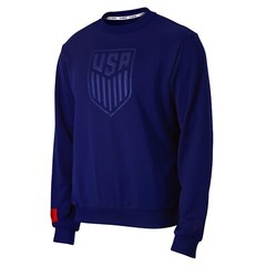 U.S. Soccer Pullover Official S Grade Royal Blue Soccer Hoodie Cotton Men Size