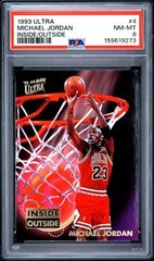 MICHAEL JORDAN 1993 ULTRA INSIDE/OUTSIDE #4 MICHAEL JORDAN PSA NM/MT 8 159619273