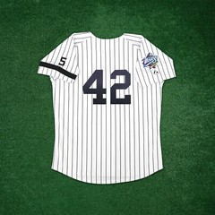 Mariano Rivera 1999 New York Yankees Cooperstown Men’s World Series Home Jersey
