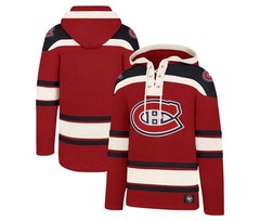 NHL Montreal Canadiens ’47 Hockey Lacer Hoodie New Mens Big & Tall Sizes $140