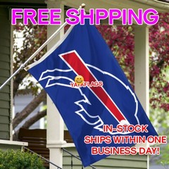 Bills Football New USA Shipping Buffalo Bill 3X5 Flag Man Cave Flag 3 X 5 Banner