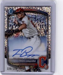 2025 Bowman #CPA-TB Travis Bazzana Chrome Prospect Autographs Speckle #/299
