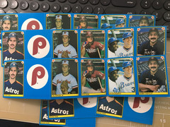 1983 Fleer Baseball Stickers ~ Cal Ripken Jr #198 & Pete Rose #174 ~ MINT