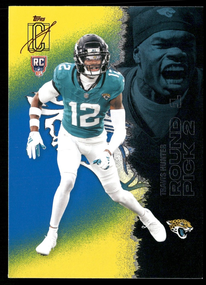 2025 Topps Signature Class #224 Travis Hunter Blue & Yellow