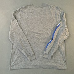 Men’s Nike/Jordan UCLA Bruins Football Long Sleeve Shirt Gray Size XXL