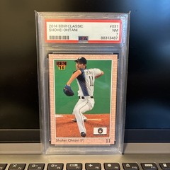 Shohei Ohtani 2014 BBM Classic #031 MLB Pre Rookie Card PSA 7 LA Dodgers