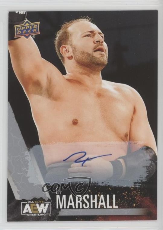 2021 Upper Deck AEW All Elite Wrestling Auto QT Marshall #10 Rookie Auto RC 6q5