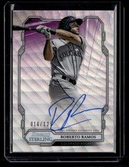 2019 Bowman Sterling Roberto Ramos Prospect & Rookie Autographs Wave AU,SN
