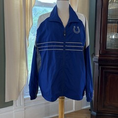 Vintage Reebok NFL Indianapolis Colts Windbreaker Jacket Men’s Large SI Pristine