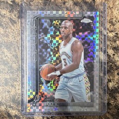 Chris Paul Spurs 2024-25 2-Card Lot Topps Chrome #219, Donruss Optic #134