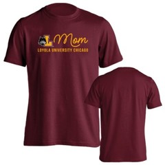 Loyola Chicago Ramblers Loyola University Mom Logo Tee Short Sleeve T-Shirt
