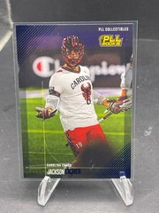 2026 PLL FIELDSIDE II JACKSON EICHER BLUE FOIL STAMPED RC SSP #47, SN 47/99 SSP