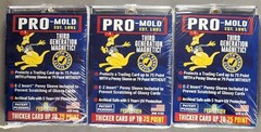 3x Pro Mold MH75SAB 3rd Gen w/ Sleeve 75pt Magnetic Card Holder One Touch