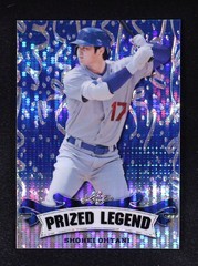 Shohei Ohtani 2023 Leaf Metal Special Release Prized Legend Pulsar Blue #PL18 #1