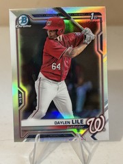 2021 Bowman Draft – Chrome Daylen Lile #BDC-18 Refractor (RC)