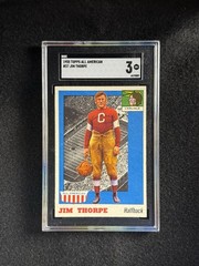 1955 Topps All-American Jim Thorpe #37 SGC 3 VG Strong Eye Appeal