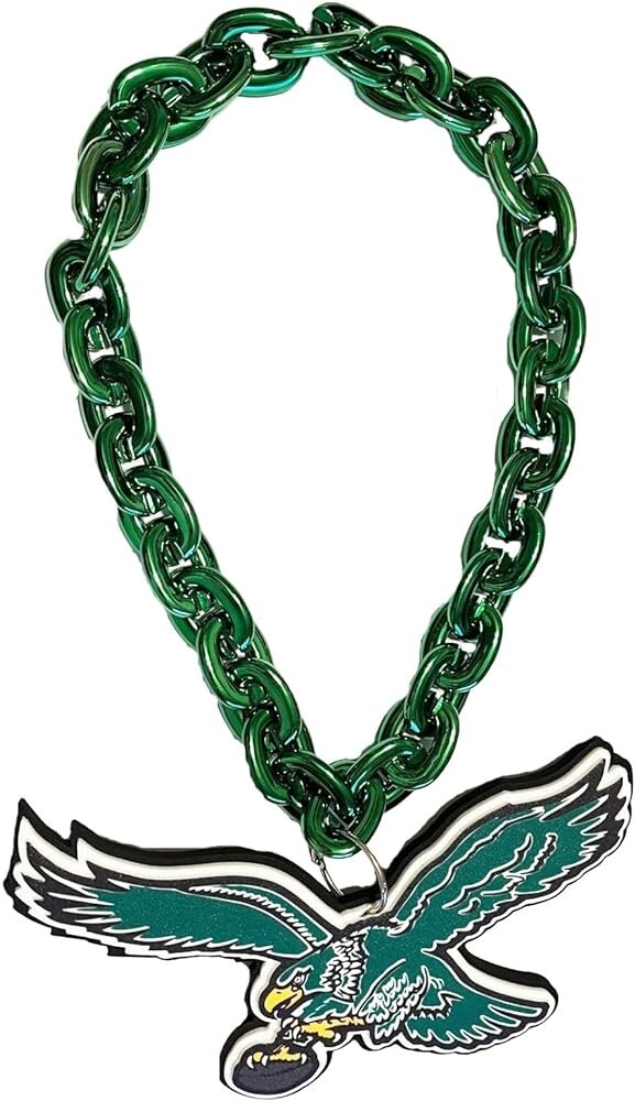 Philadelphia Eagles Throwback (GREEN EAGLE) NFL Fan Chain Foam 4 Colors!