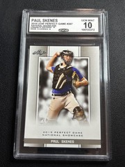 Paul Skenes 2019 Leaf Perfect Game CCG 10