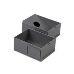 (6 Cells/Pack) BCW Modular Sorting Tray – Combinable Cells with Adjustable Bases