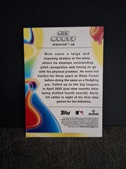 2025 Bowman Chrome – Melt Mashers Nick Kurtz #MM-25 (RC) *Miss Cut Top*