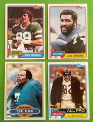 1980-1981 Topps Football Defensive Lineman Lot /Page, Eller, Greene, Gastineau