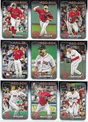 2024 TOPPS SERIES 2 BASE TEAM SET BOSTON RED SOX QTY