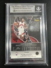 2021-22 Panini Spectra Scottie Barnes #110 Marble 5/5 RC BGS 8.5