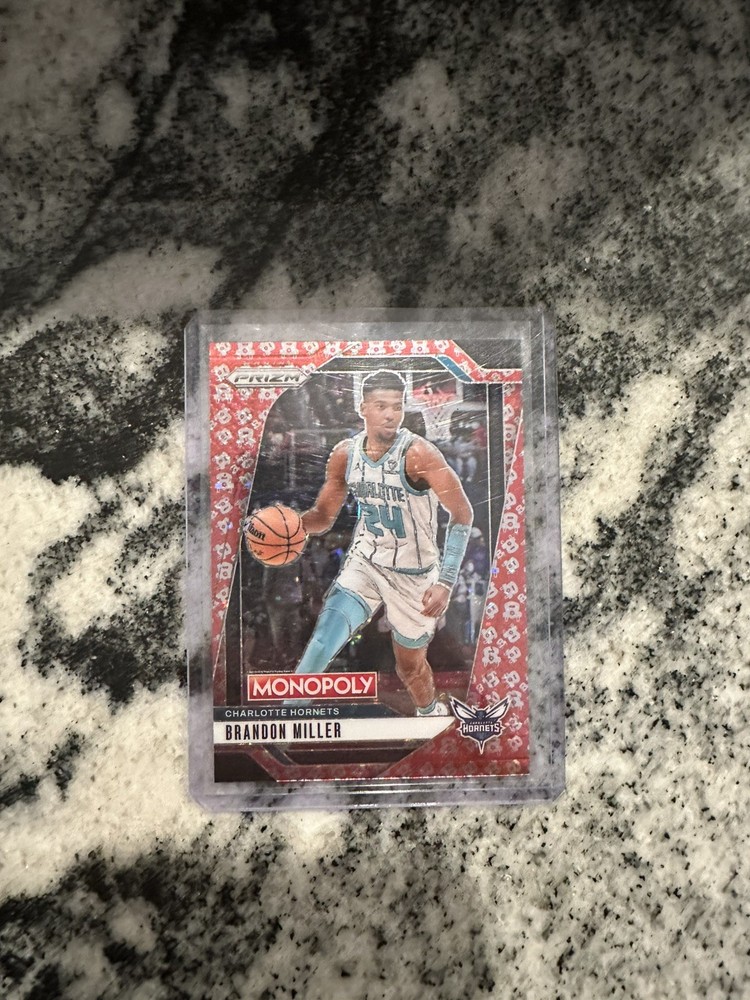 2024-25 Panini Prizm Monopoly – Brandon Miller #15 Free Parking Prizm Parallel