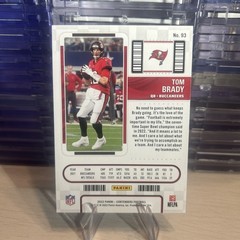 2022 Panini Contenders – Season Ticket Tom Brady #93
