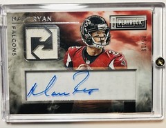 2014 PANINI PLAYBOOK MATT RYAN CLEAR JERSEY AUTO SILVER 5/15