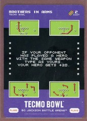 2026 Bo Jackson Battle Arena Tecmo Bowl Plays #162 Brothers In Arms