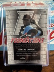 2020 Leaf Flash Foundations #FF2EC1 Edward Cabrera Autograph Auto Cubs Marlins