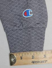 Champion University of Utah Utes 1/4 Zip Pullover Men’s Size M Gray Argyle