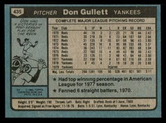 1980 Topps – Don Gullett #435 NM