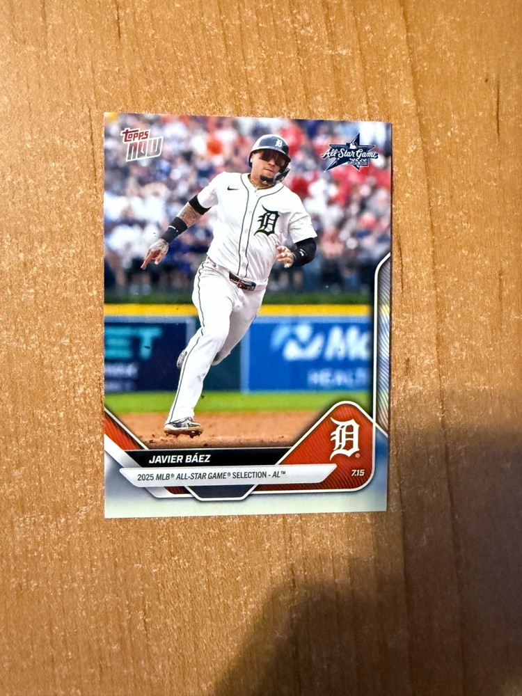 2025 Topps Now All Star Game – Javier Baez – #ASG-JB TIGERS