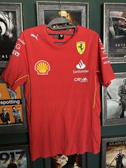 Puma Ferrari F1 Formula One Team T-shirt Men’s Size Small Red