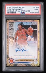 Topps 2022 Chrome McD All American Flau’Jae Johnson CA-FJ Auto /25 PSA 9