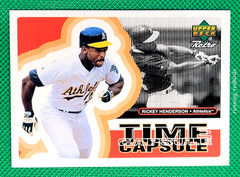 1998 Upper Deck Retro Time Capsule Rickey Henderson #TC16 – 10+ Items Ship FREE!