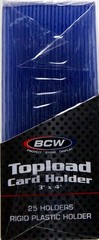 BCW 3×4 Topload Card Holder Standard 25 Count Pack, Fits Cards Up to 35pt