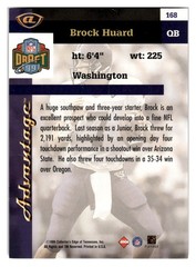 1999 Collector’s Edge Advantage #168 Brock Huard RC!!! ~ Seattle Seahawks ROOKIE